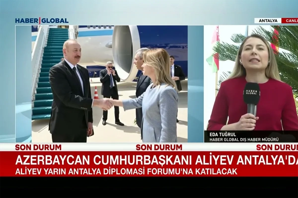 Haber Global: Президент Азербайджана Ильхам Алиев в Анталье