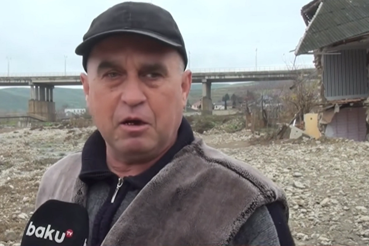 Şabran sakini: Yağış yağanda evdə yatmağa qorxuruq