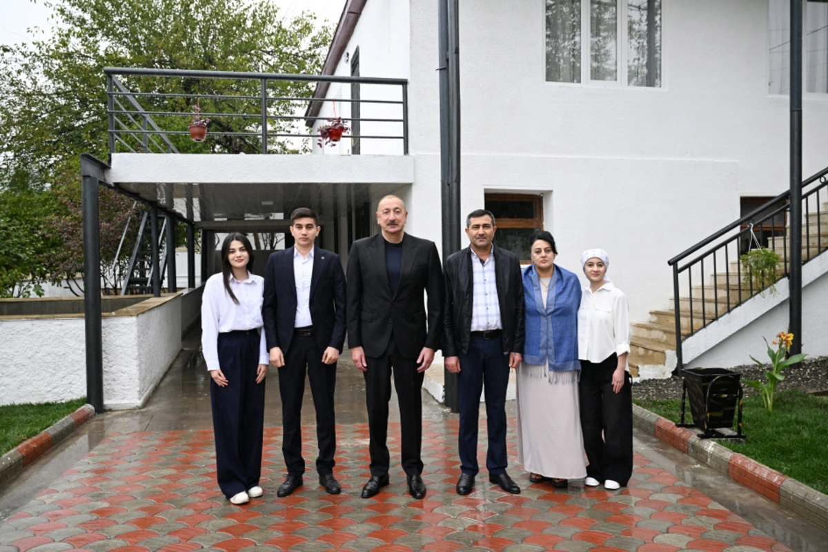 Prezident İlham Əliyev Xocavənd rayonunun Hadrut qəsəbəsində olub