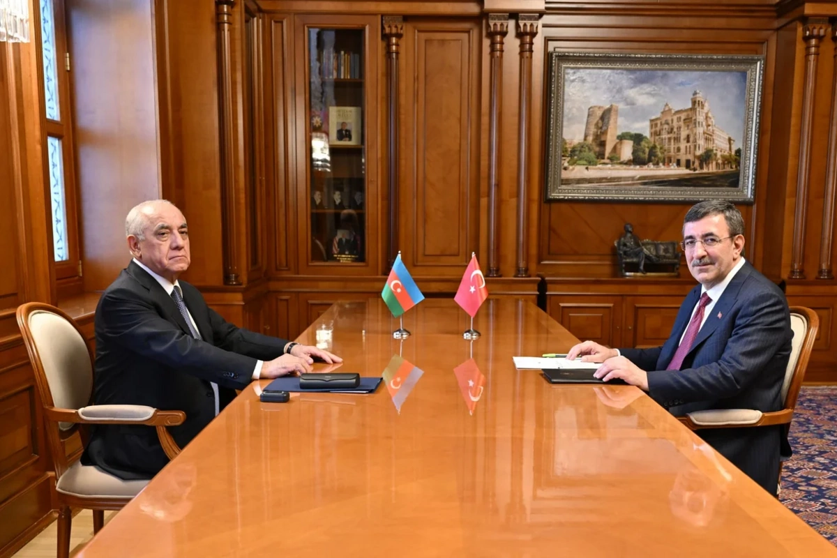 Əli Əsədov Türkiyənin vitse-prezidenti Cevdet Yılmazla görüşüb