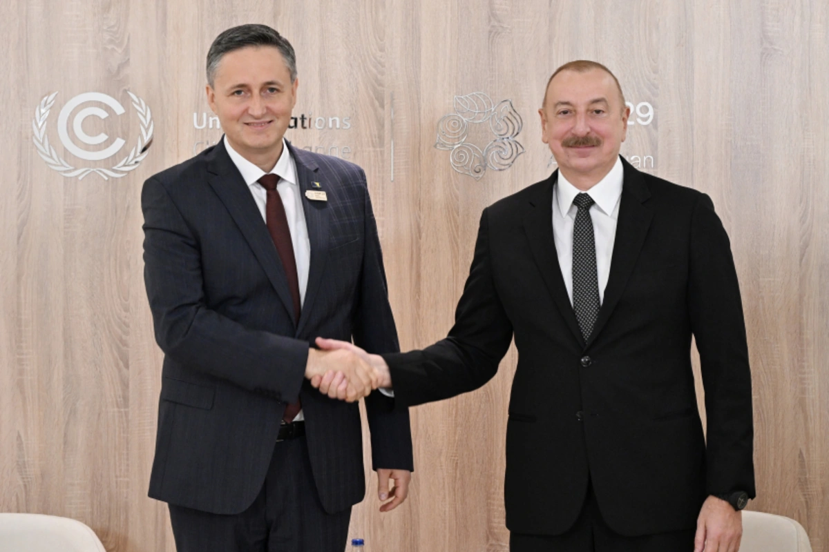 Prezident İlham Əliyev Bosniya və Herseqovinanın Rəyasət Heyətinin Sədri və üzvü ilə görüşüb