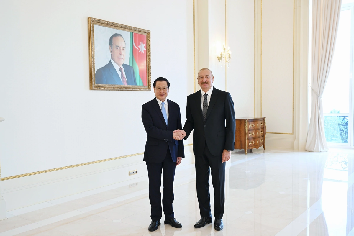 İlham Əliyev Çinin Baş prokurorunu qəbul edib
