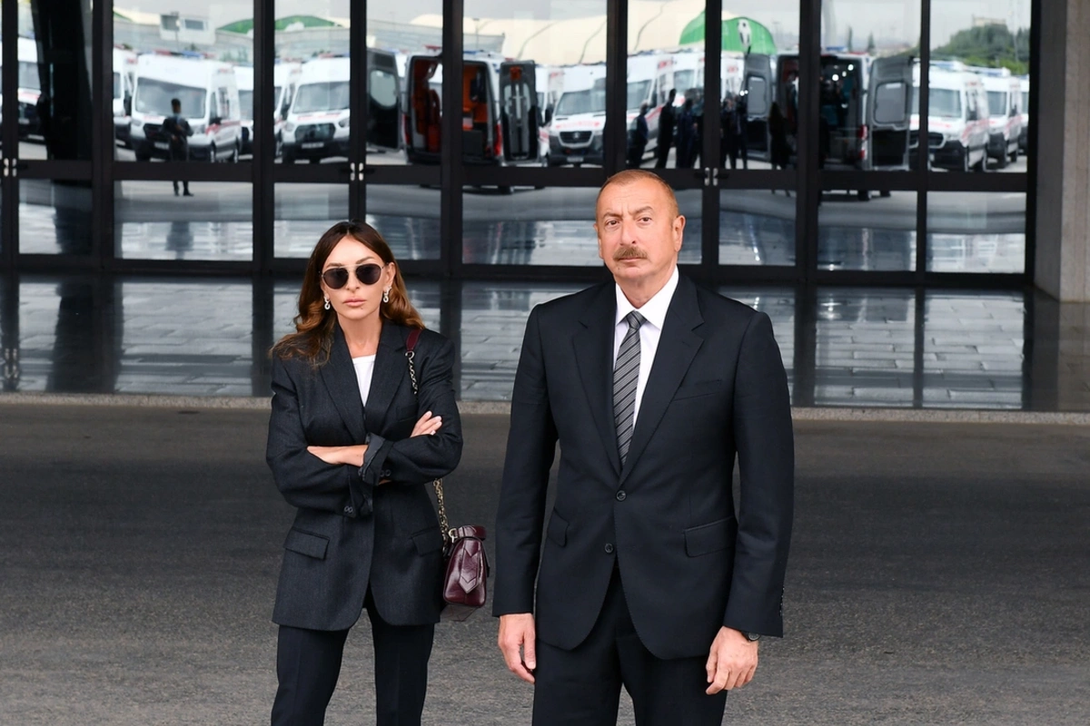 Ilham Aliyev and Mehriban Aliyeva familiarized themselves with the progress of restoration work in the village of Kolatag Ilham Aliyev and Mehriban Aliyeva familiarized themselves with the progress of restoration work in the village of Kolatag