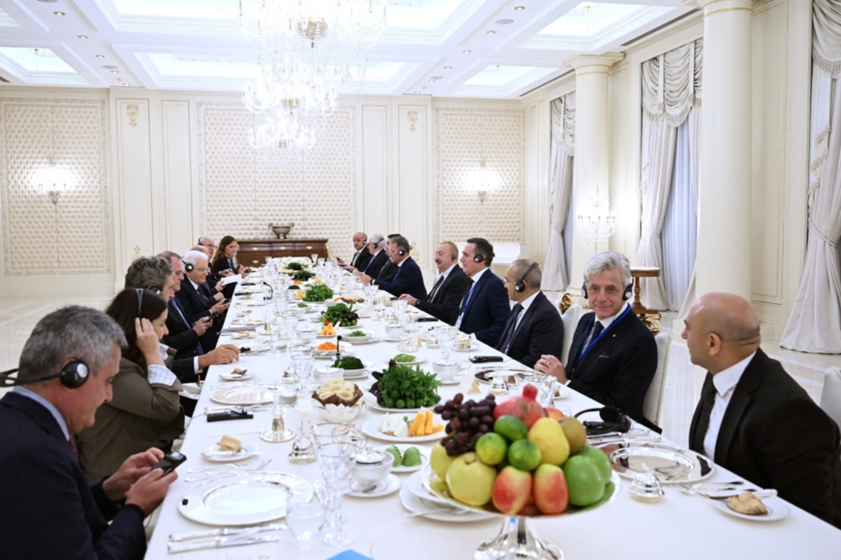 An official reception has been held in honor of the Italian President Sergio Mattarella