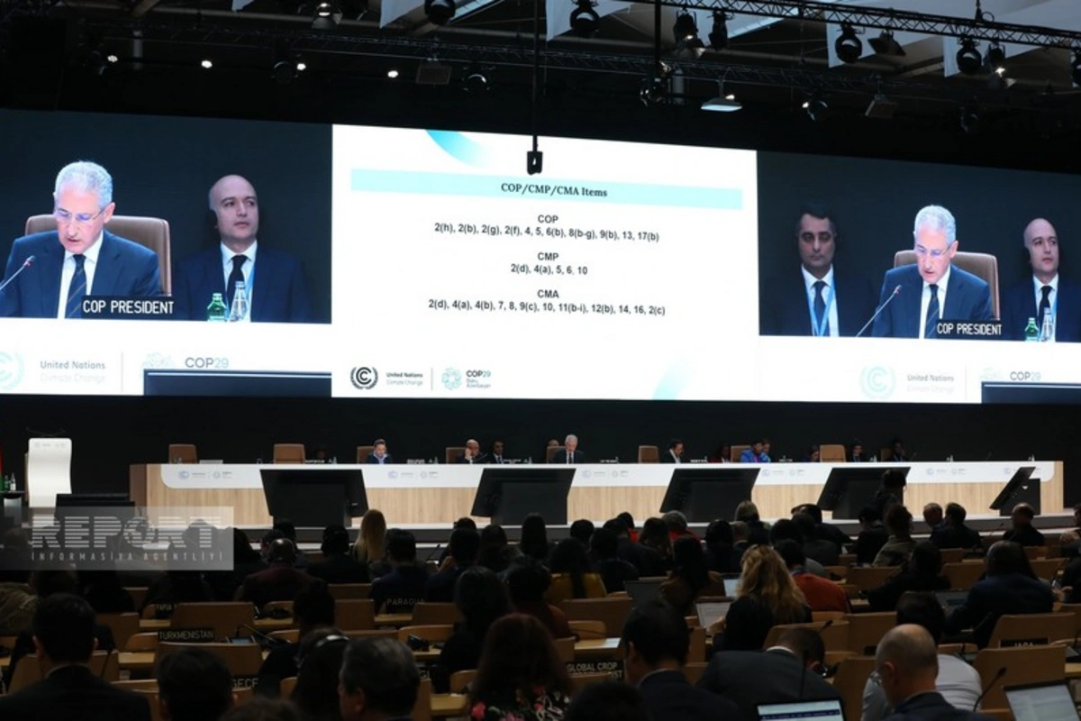 Bakıda COP29-un bağlanış plenar sessiyası başa çatıb Bakıda COP29-un bağlanış plenar sessiyası başa çatıb