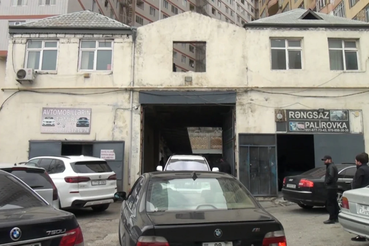 Bakıda avtomobil təmiri sexinin fəaliyyəti dayandırılıb