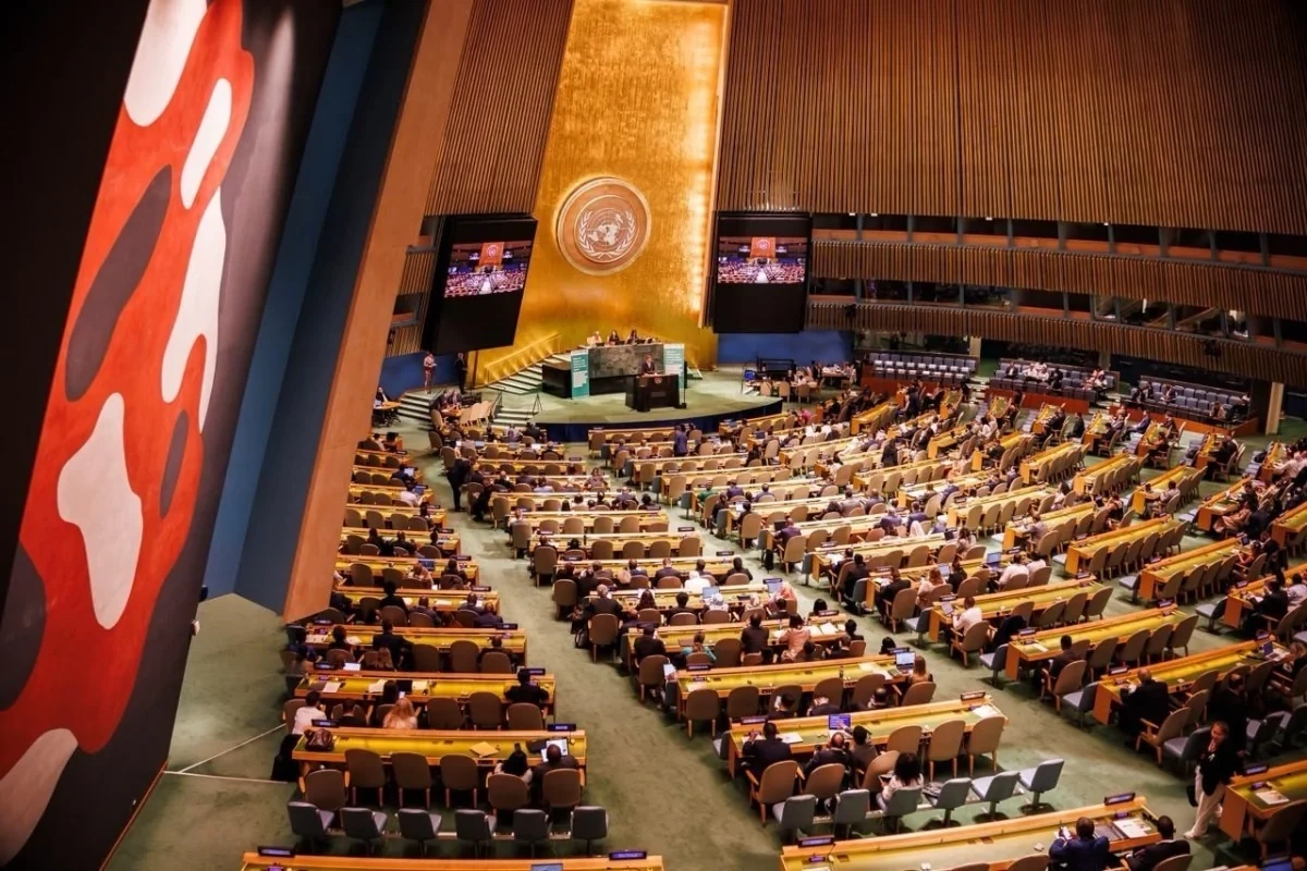 Fake about the UN session: the Azerbaijani delegation was in the hall during Pezeshkian's speech