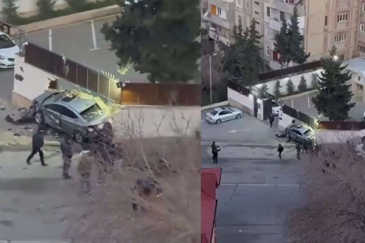 В Баку автомобиль врезался в полицейский участок: в машине находилась дочь известной певицы В Баку автомобиль врезался в полицейский участок: в машине находилась дочь известной певицы