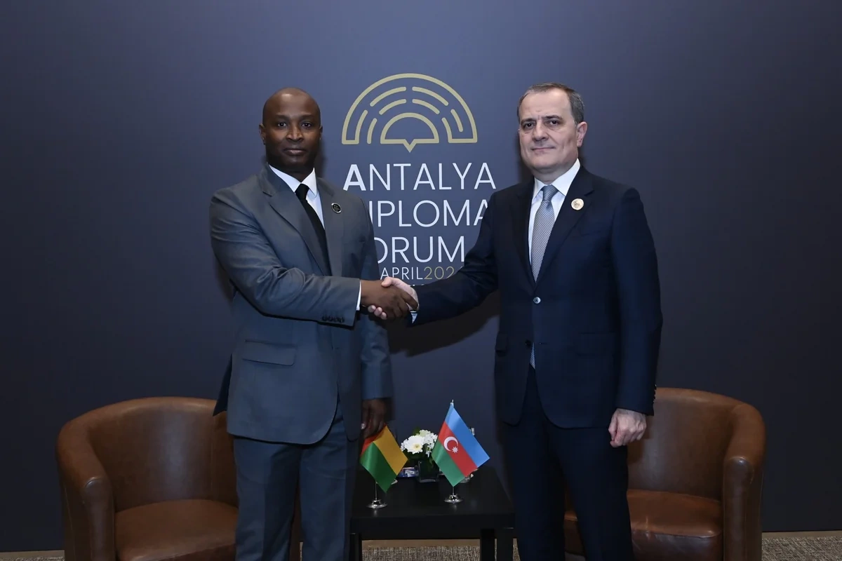 Ceyhun Bayramov Qvineya-bisaulu həmkarı ilə görüşüb