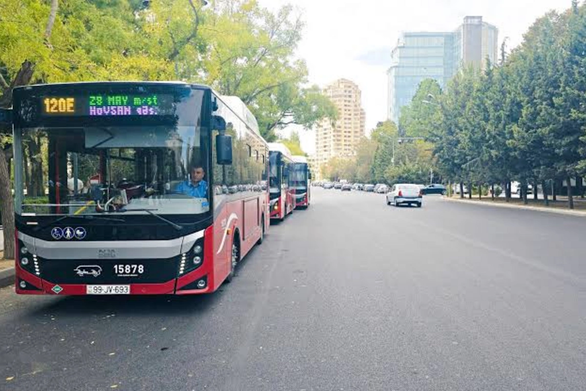 120, 120E və 121E nömrəli marşrutların hərəkət sxemləri müvəqqəti dəyişdirilib