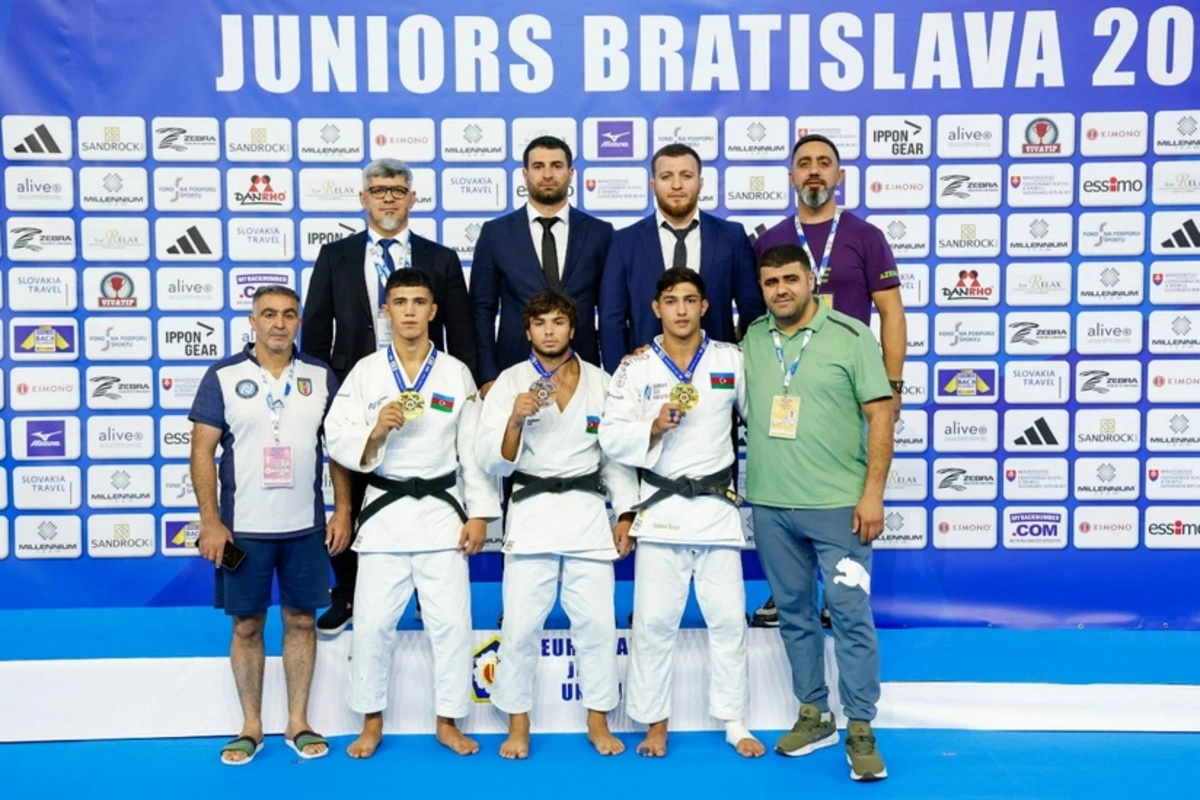 Azərbaycanın gənclərdən ibarət cüdo millisi Avropa çempionatında birinci olub