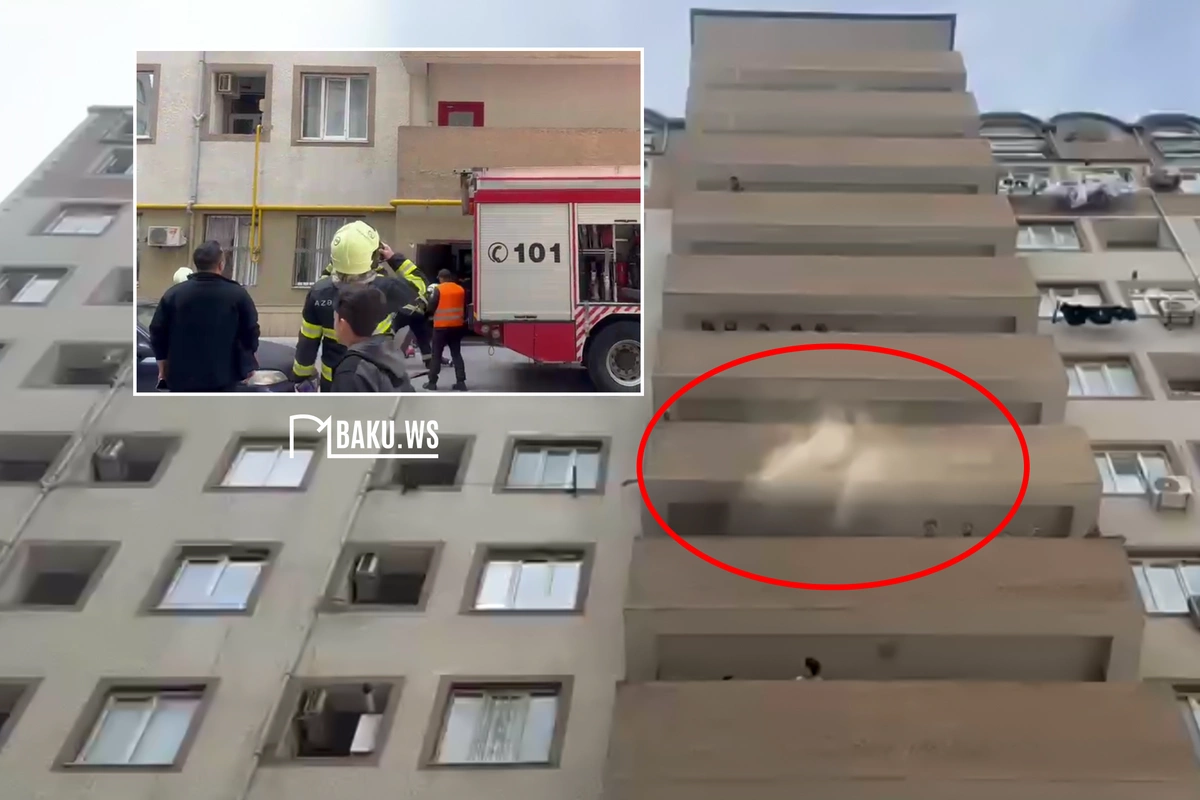 Xırdalanda yaşayış kompleksində YANĞIN BAŞLAYIB