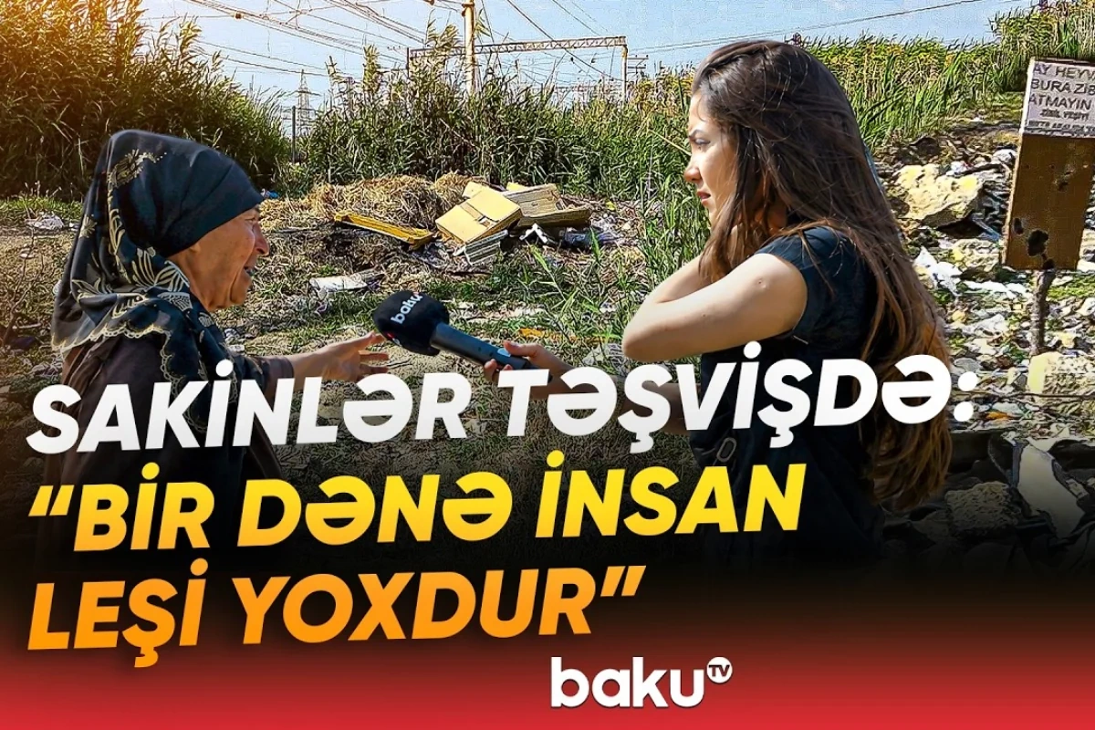 Sakinlər təşvişdə: Qoxudan nəfəs almaq mümkün deyil