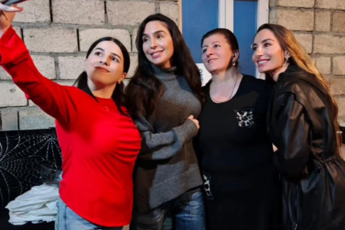Arzu Aliyeva and Leyla Aliyeva met with residents of Gabala