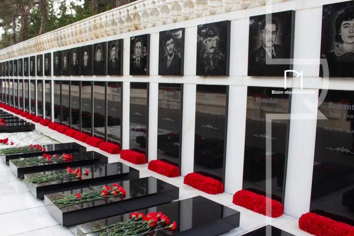 Ceyhun Bayramov və Teymur Musayev 20 Yanvar şəhidlərinin xatirəsini anıblar