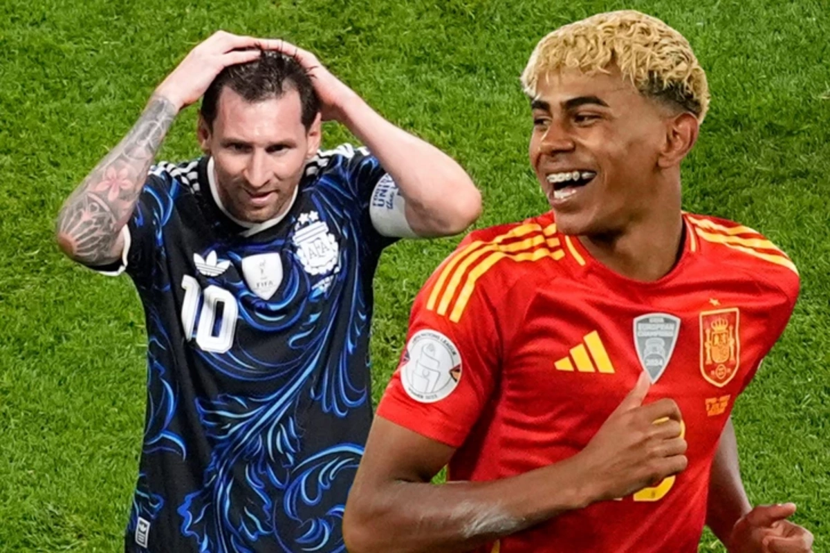 Barcelona shared an archival photo of Messi with Yamal on the eve of the Spain-Argentina final at the 2026 World Cup