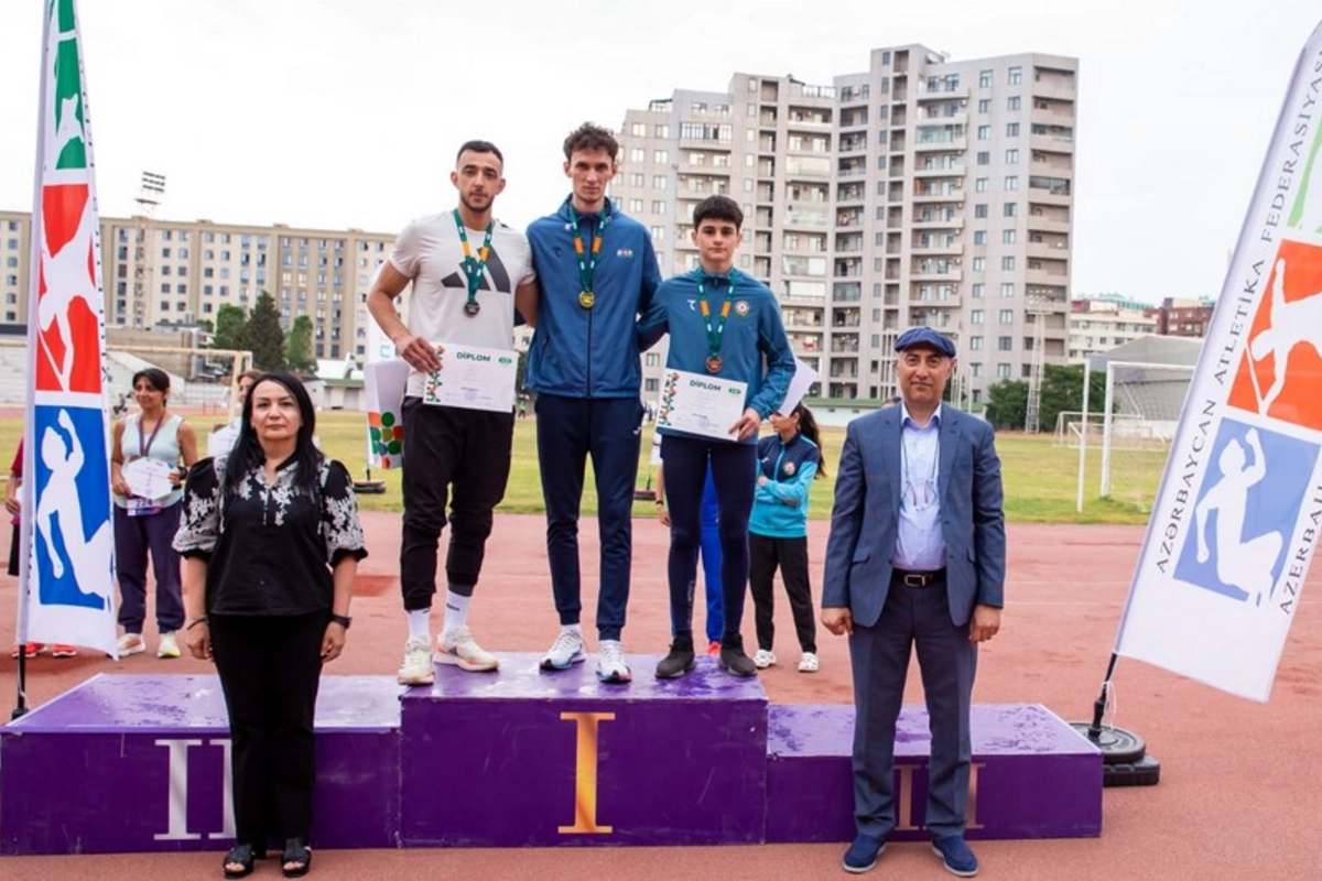 Atletika üzrə Yay Azərbaycan çempionatında ilk günün mükafatçıları müəyyənləşib Atletika üzrə Yay Azərbaycan çempionatında ilk günün mükafatçıları müəyyənləşib