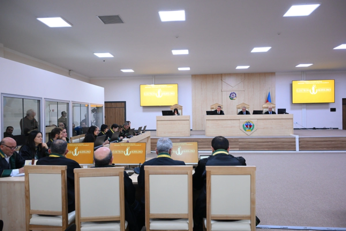 Ermənistan vətəndaşlarının məhkəməsi təqsirləndirilən şəxslərin son söz çıxışları ilə davam etdirilib