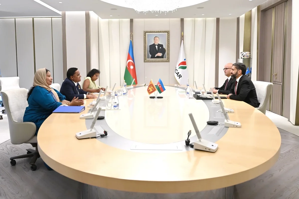 SOCAR və Şri-Lanka şirkətləri arasında əməkdaşlıq imkanları müzakirə olunub