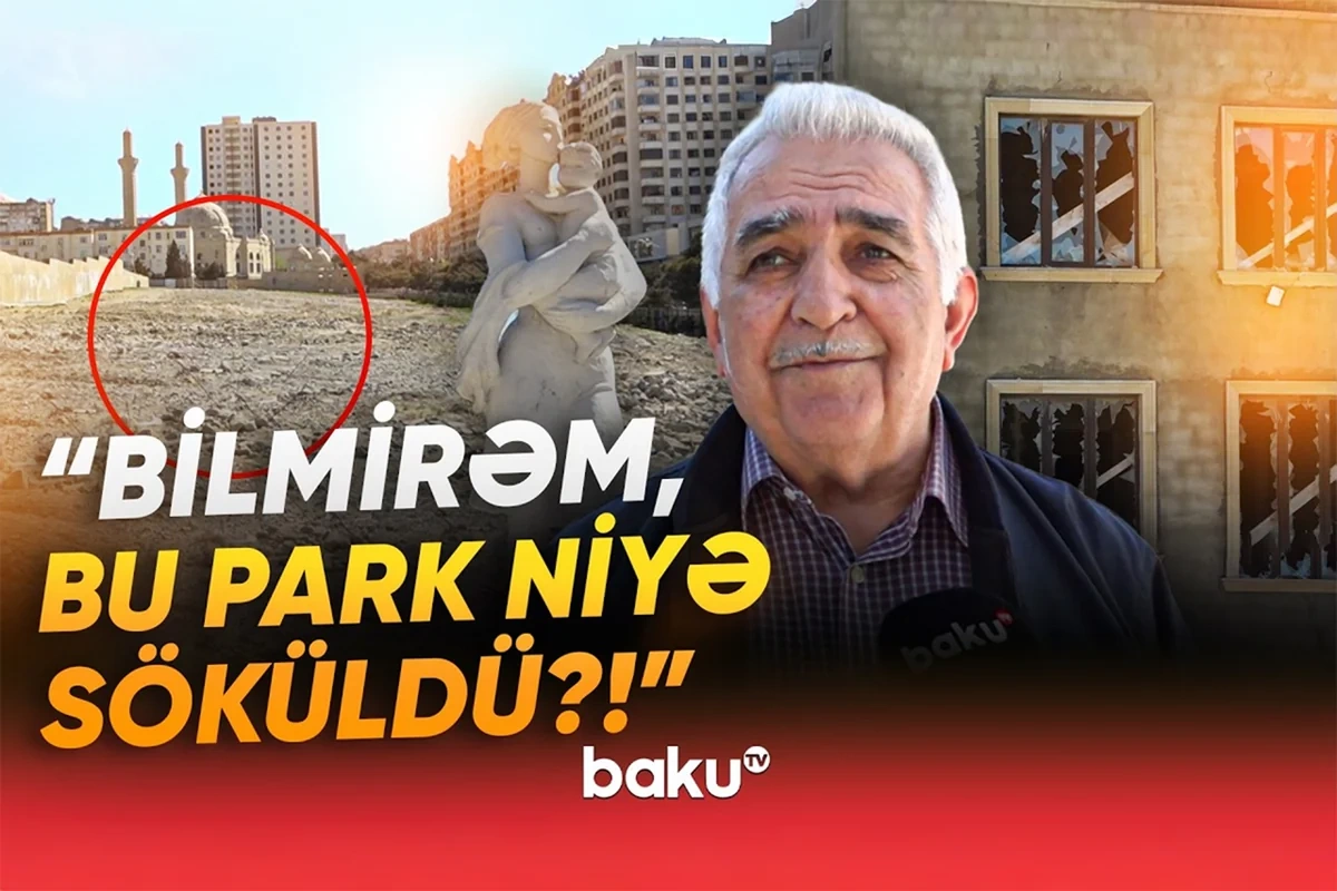 Bakıda təmiri yarımçıq qalan parklar: Gördüm ki, burada başqa işlər görürlər
