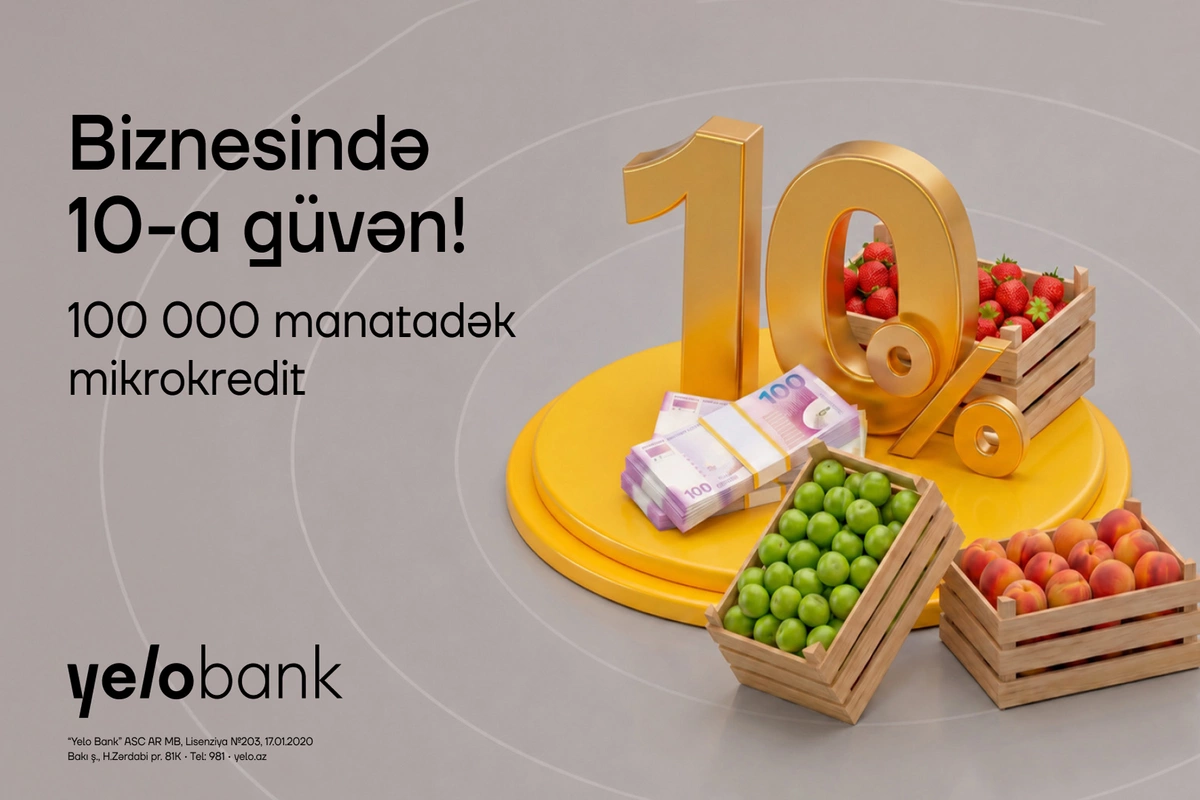 Yelo Bank-dan mikro bizneslərə yay dəstəyi!