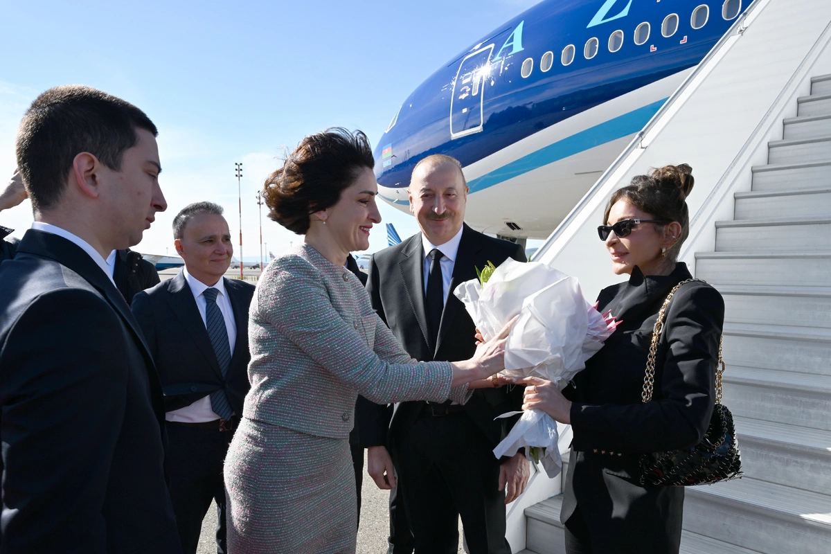 Prezident İlham Əliyev Gürcüstana dövlət səfərinə gedib
