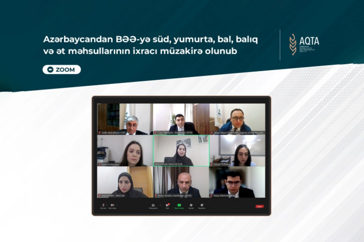 Azərbaycandan BƏƏ-yə süd, yumurta, bal, balıq və ət məhsulları ixrac oluna bilər