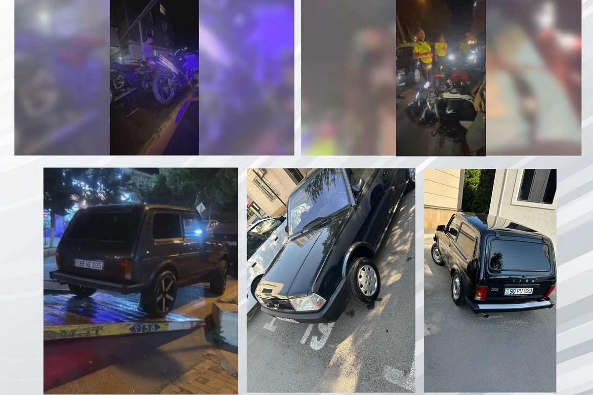 Xırdalanda polis gecə səs-küy salan 10 motosiklet sürəni saxladı - ANBAAN VİDEO Xırdalanda polis gecə səs-küy salan 10 motosiklet sürəni saxladı - ANBAAN VİDEO