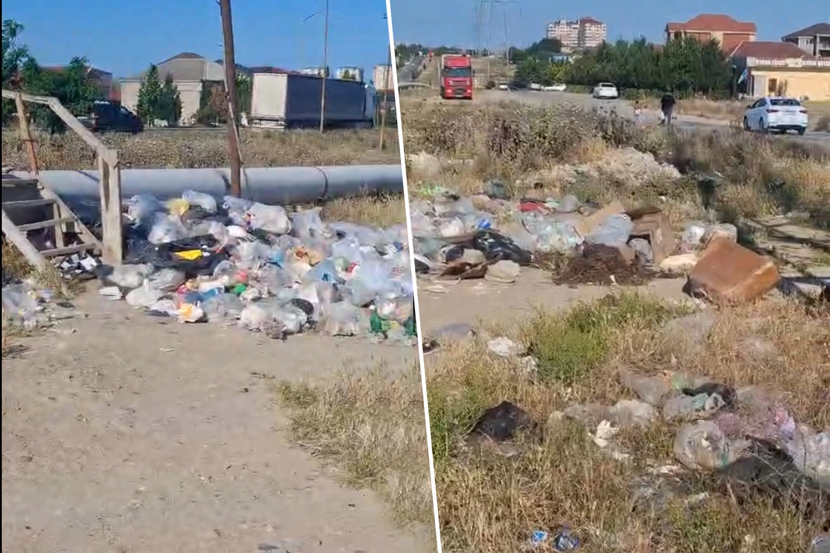 Sakinlər zibili boş əraziyə atır, qurum təmizləmir, zibil qutuları azdır - Mehdiabadı ZİBİL BÜRÜYÜB