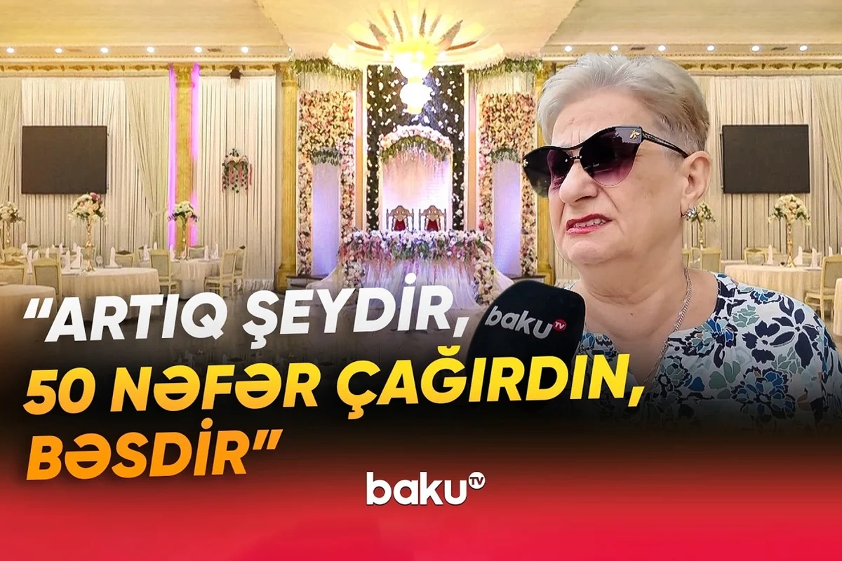 Toy biznesində BÖHRAN: Şadlıq evləri mərasim zallarına çevrilir