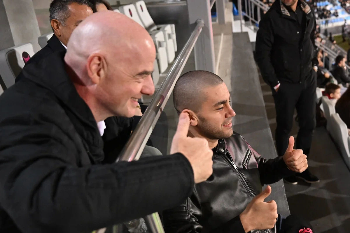 İnfantino Sabah - Qarabağ oyunundan yazdı