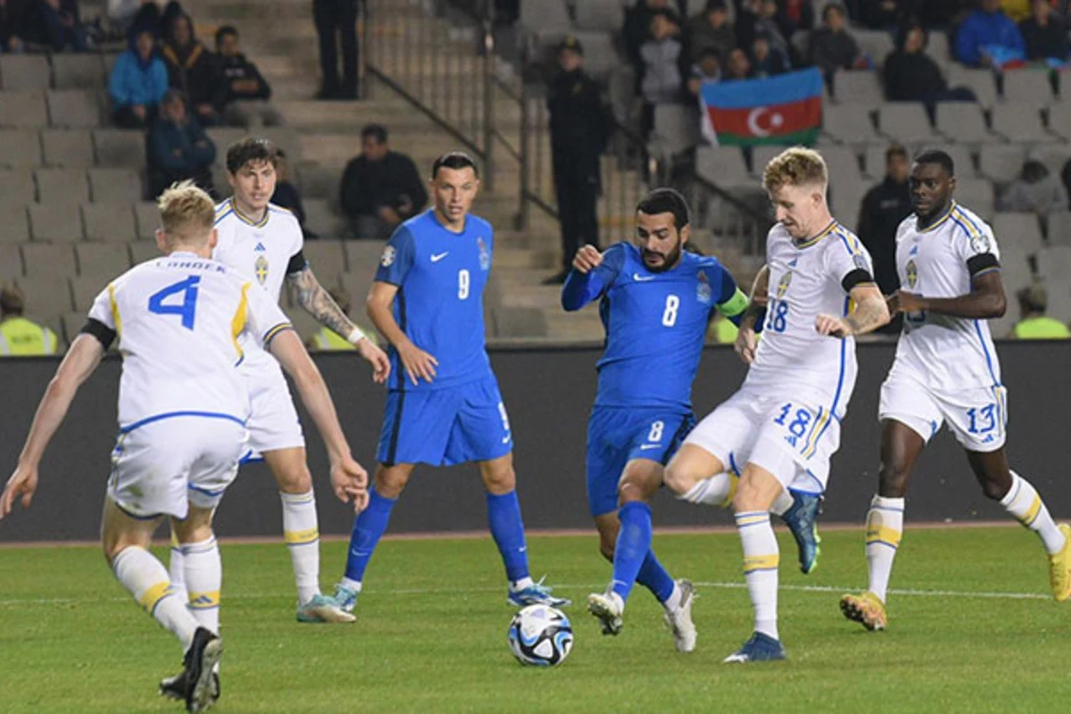 Лига наций УЕФА: сборная Азербайджана проиграла Швеции