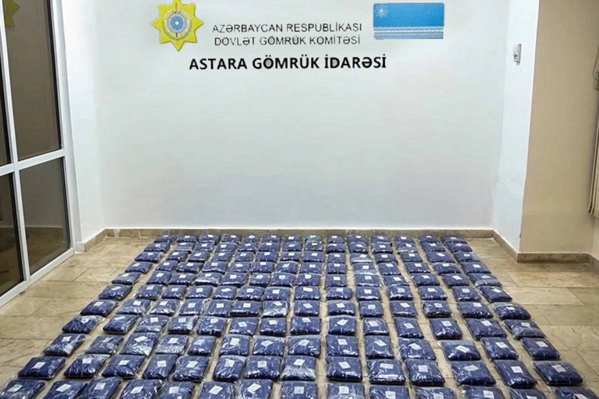 Astara Gömrük İdarəsində uğurlu ƏMƏLİYYAT: 103,3 kq narkotik AŞKARLANDI Astara Gömrük İdarəsində uğurlu ƏMƏLİYYAT: 103,3 kq narkotik AŞKARLANDI