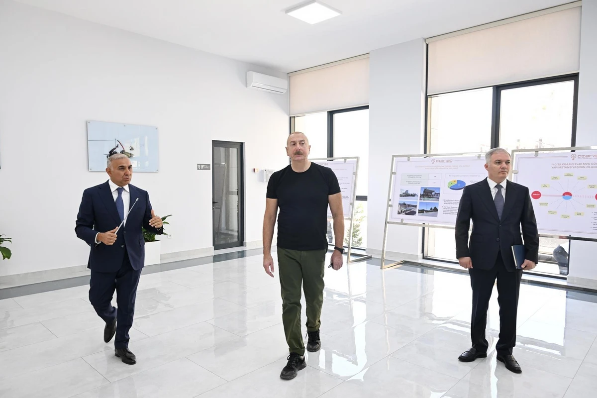 Prezident Kəlbəcərdə İstisu yarımstansiyasının açılışında iştirak edib