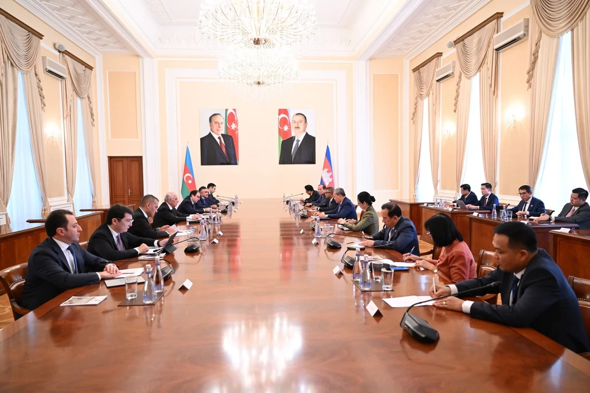 A meeting between the Prime Ministers of Azerbaijan and Cambodia took place in Baku