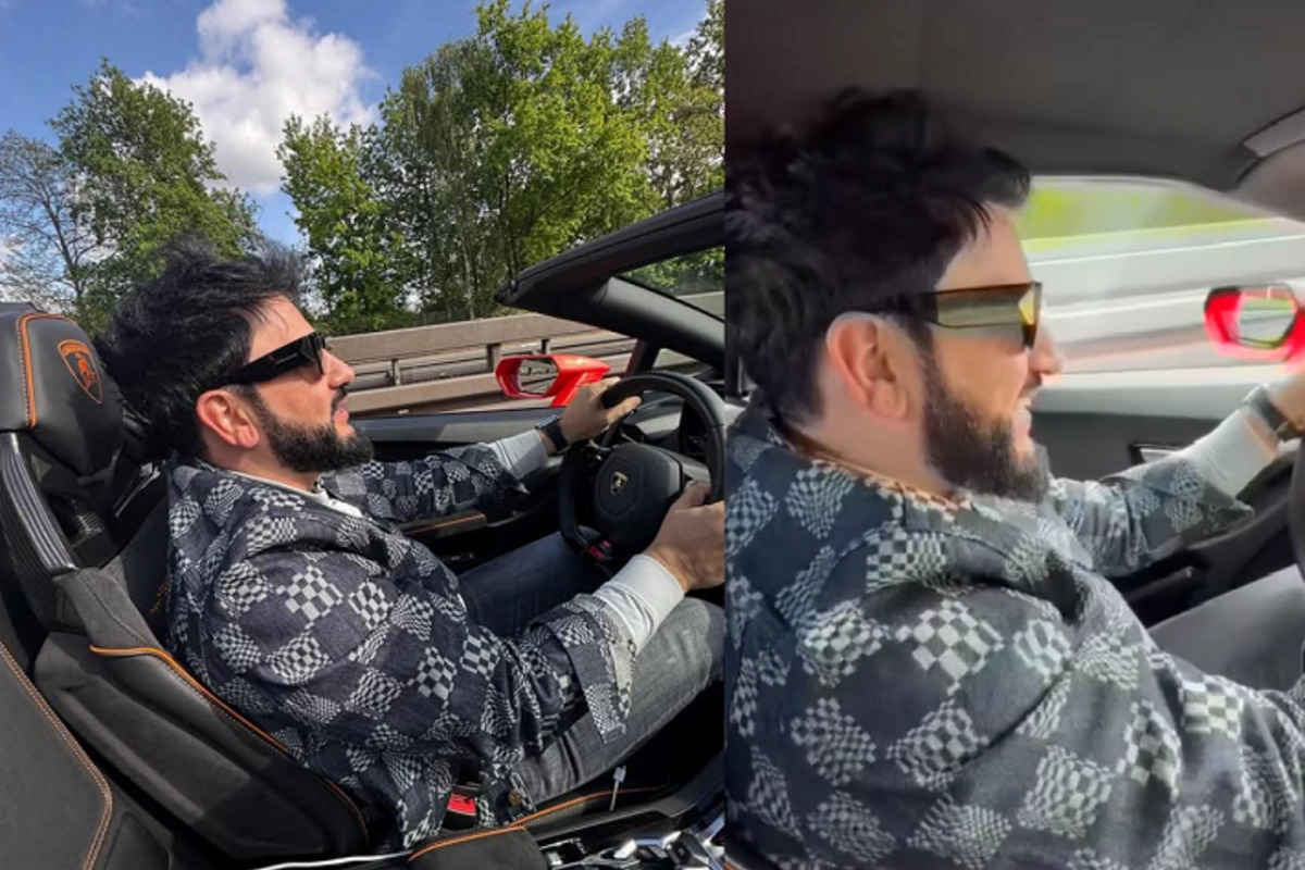 Xalq artisti Lamborghinini 300-lə idarə etdi