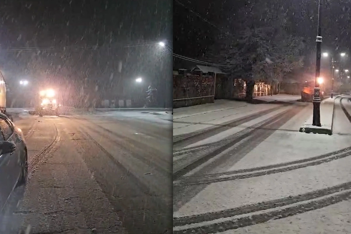 Rayonlara güclü qar yağıb - Yollardakı son vəziyyət açıqlandı