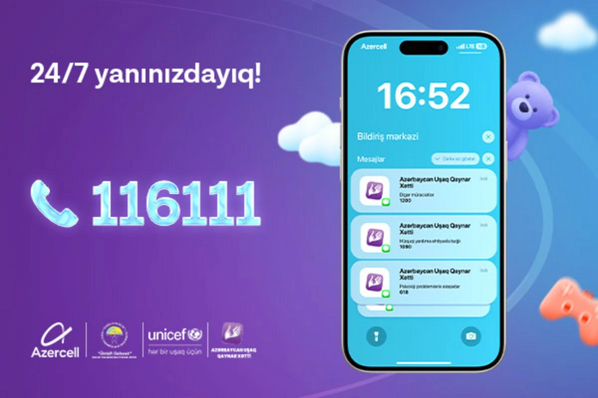 Azərbaycan Uşaq Qaynar Xətt Xidməti 2024-cü il üzrə hesabatını açıqlayır