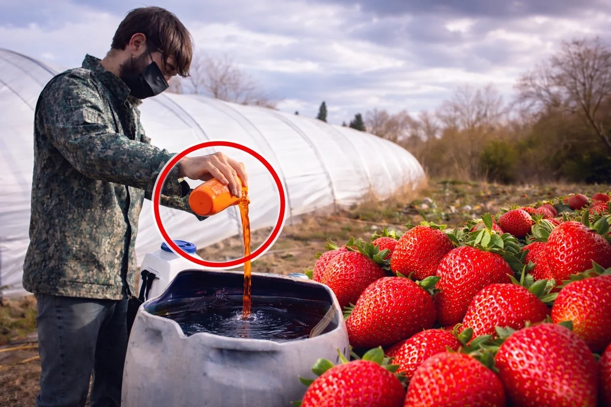 Azərbaycanda çiyələyə zəhərli maddələr qatılır? - Dəhşətli GÖRÜNTÜLƏR yayıldı