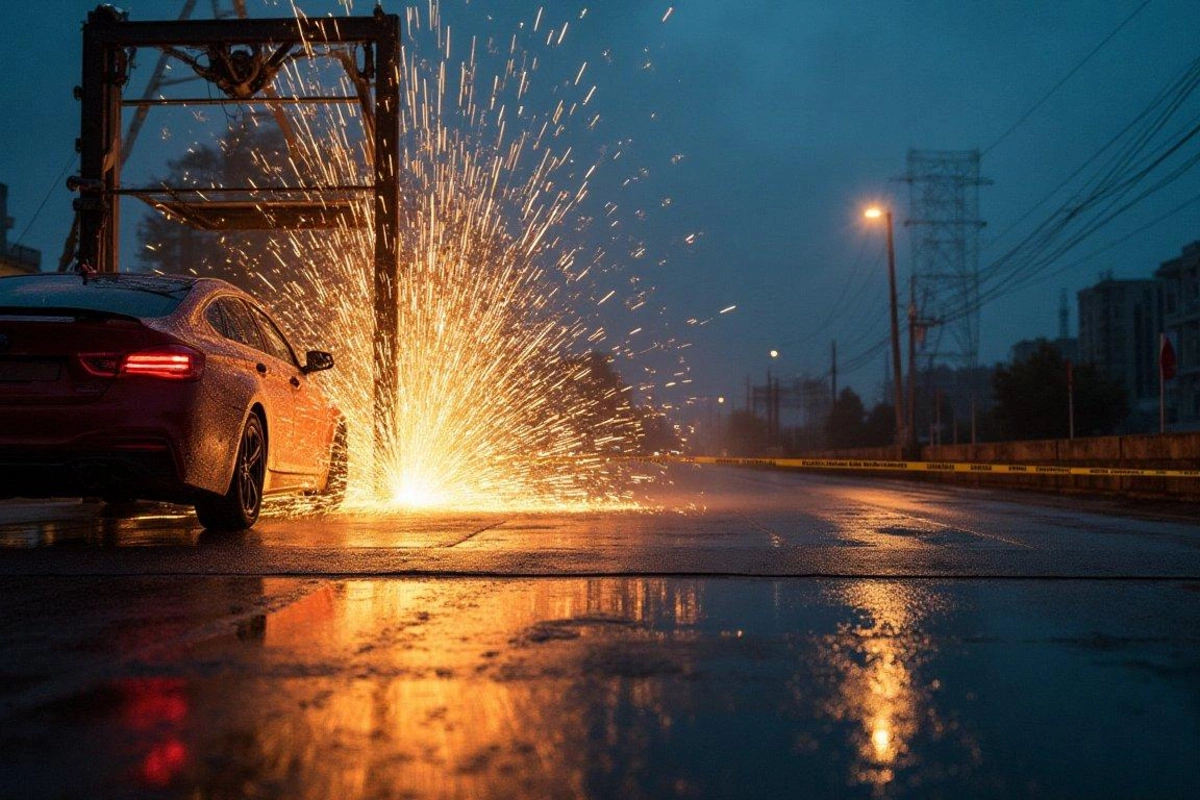 Bakıda kişini avtoyuma məntəqəsində elektrik cərəyanı vuraraq öldürüb Bakıda kişini avtoyuma məntəqəsində elektrik cərəyanı vuraraq öldürüb