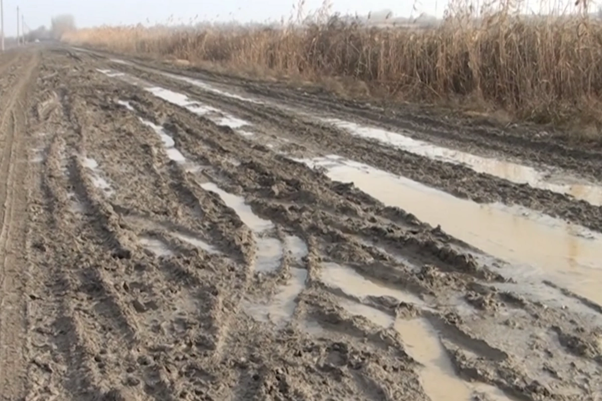 Min nəfər əhalisi olan kənd asfalt üzünə həsrət qalıb: Nə təcili yardım gəlir, nə taksi