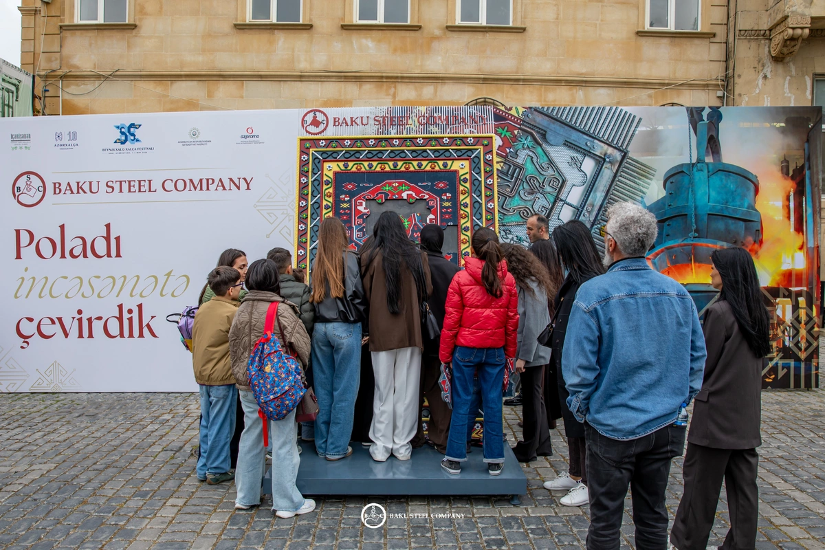 Baku Steel Company Xalça Festivalında polad sənətini təqdim etdi
