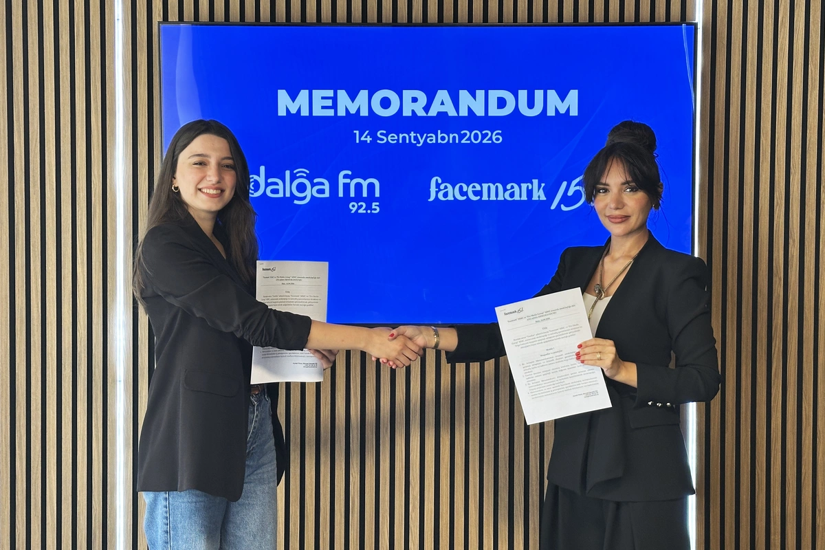 Facemark MMC ilə Dalğa FM arasında 14 sentyabr 2026-cı il tarixində əməkdaşlığa dair Anlaşma Memorandumu imzalanıb