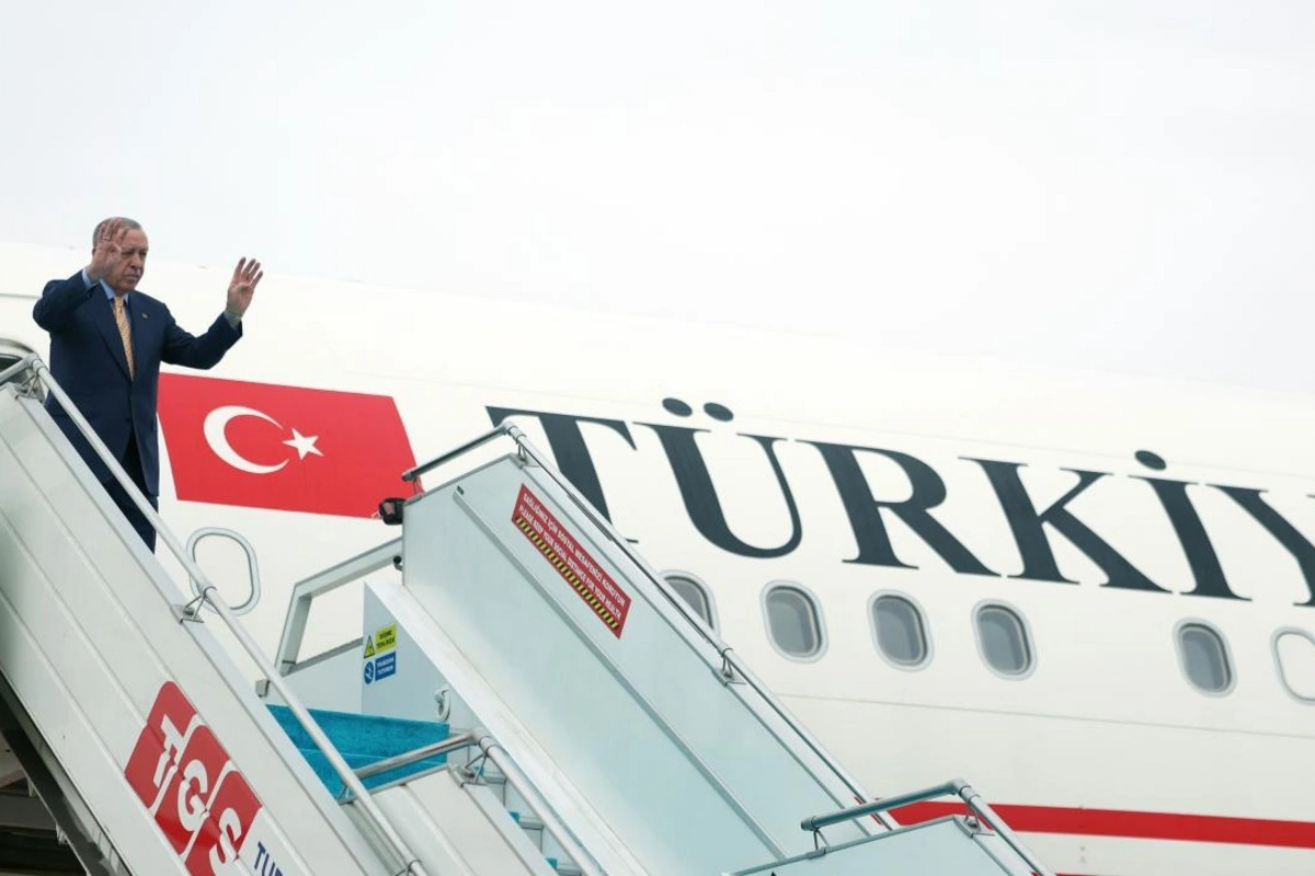 President of Turkey Recep Tayyip Erdogan departed for Azerbaijan