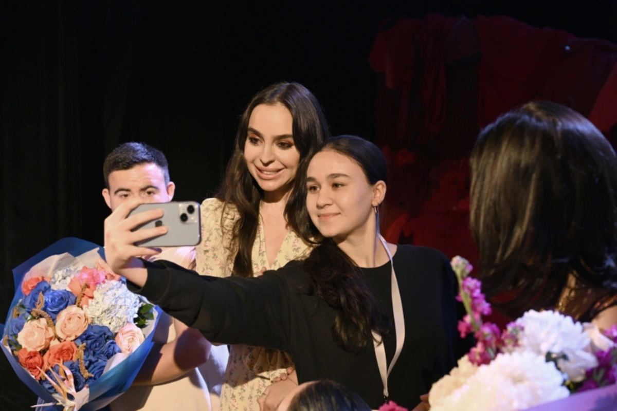 Leila Aliyeva shared a publication about the inclusive dance performance How Much is Enough?