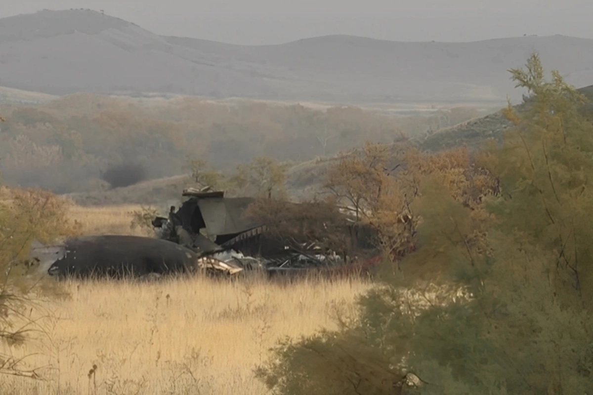 Hərbi təyyarə qəzasının olduğu ərazidə araşdırmalar davam edir - Hadisə yerindən REPORTAJ