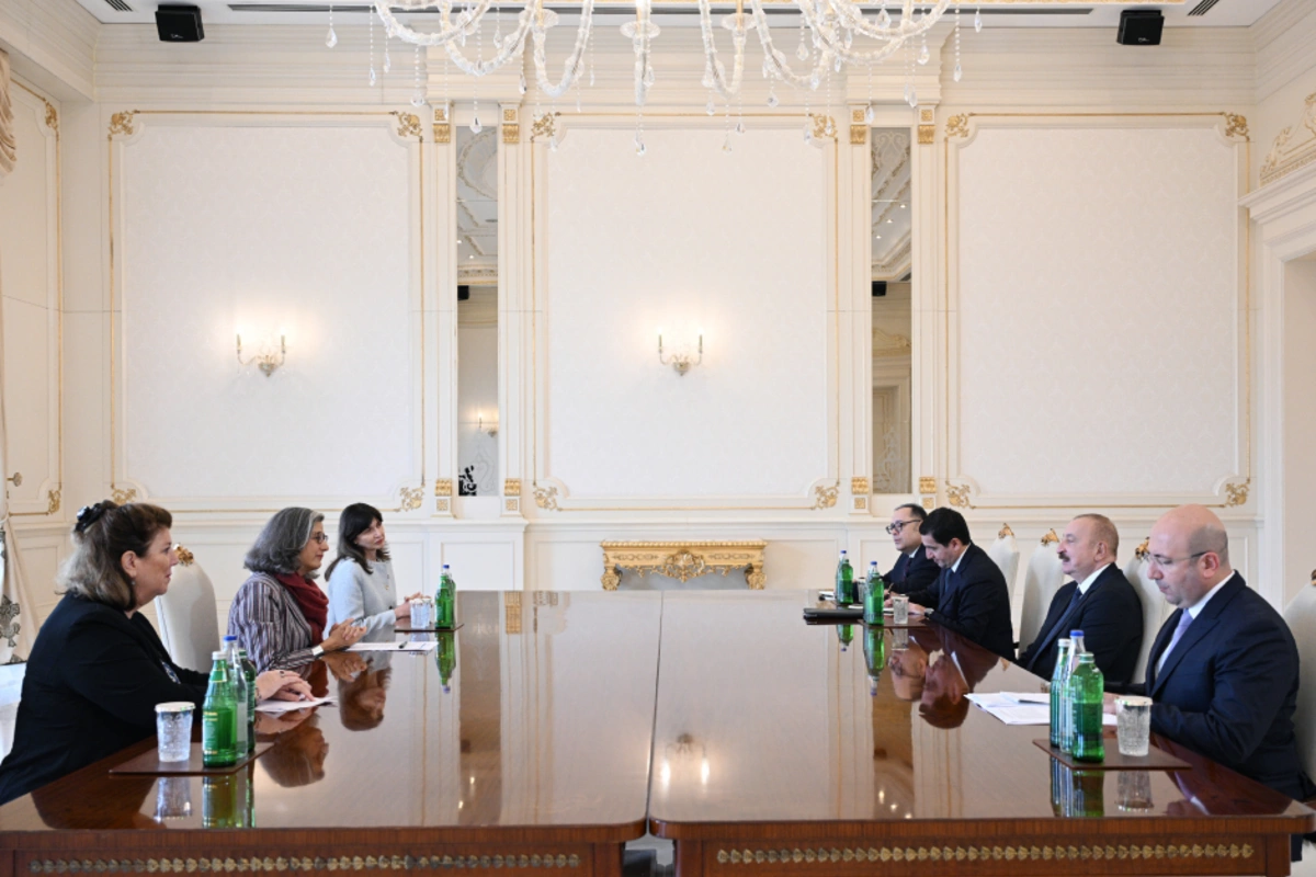 Ilham Aliyev received the executive director of the UN Human Settlements Program Ilham Aliyev received the executive director of the UN Human Settlements Program