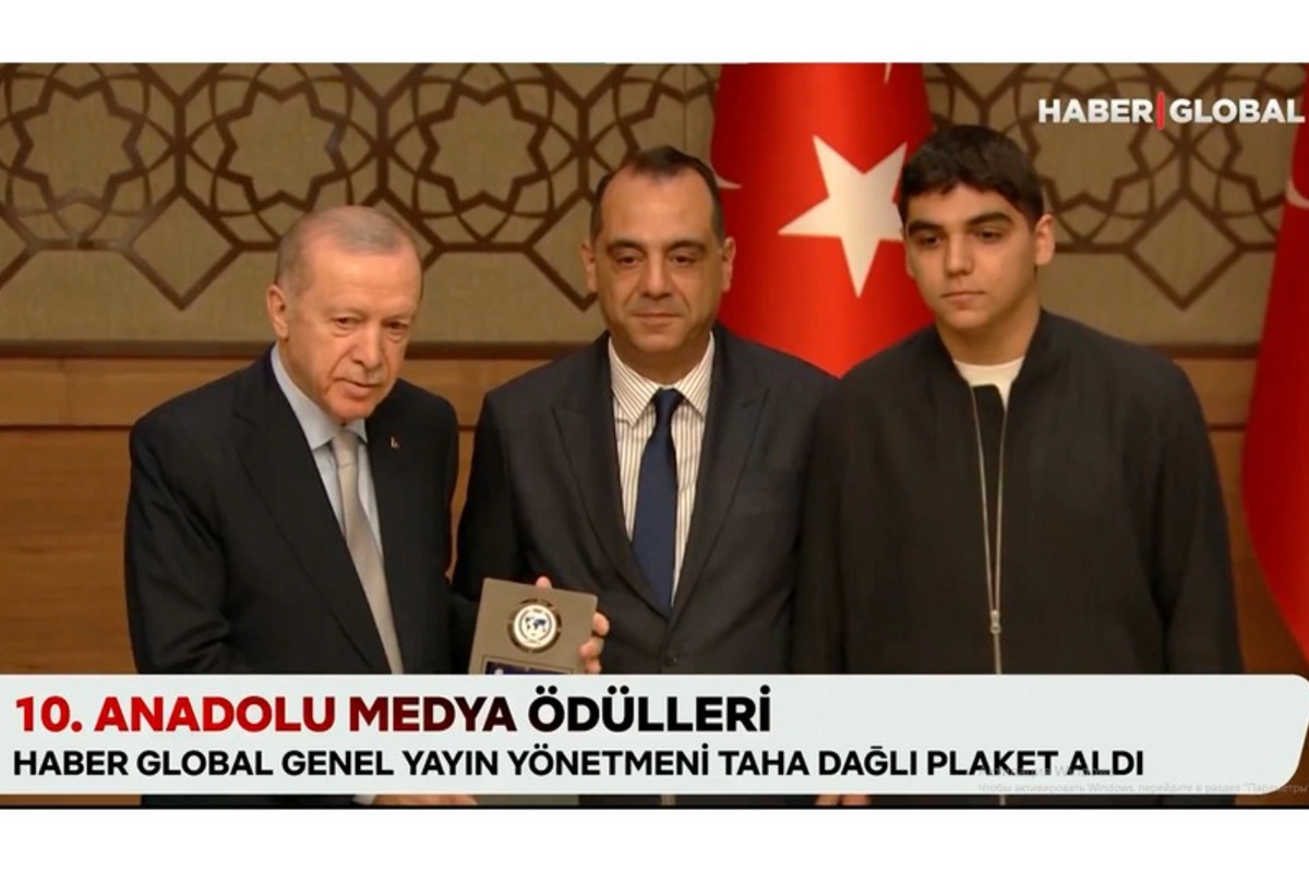 Ərdoğan Haber Globala mükafat təqdim edib