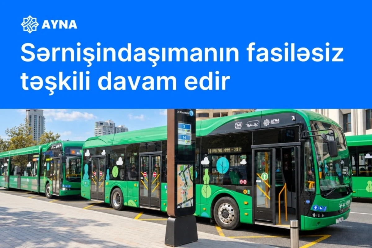 Ekspres avtobuslarla bir gündə 127 mindən çox sərnişin daşınıb