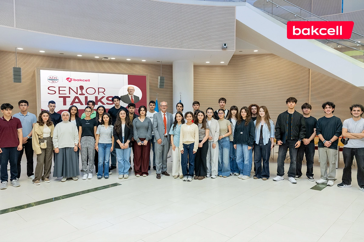 Bakcell-in baş icraçı direktoru ADA Universitetinin tələbələri ilə görüşüb